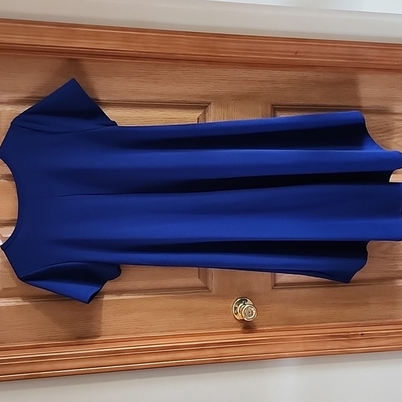 LuLaRoe Carly Blue Dress Size Medium - Picture 4 of 4